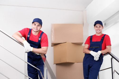 Local movers planning access and parking for a London move