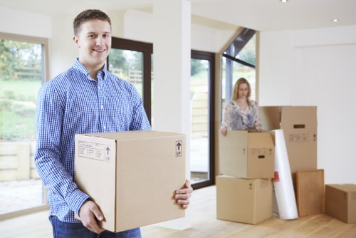 Commercial removals van service for office transport in London