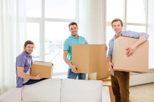 Professional removals service for boxes and furniture